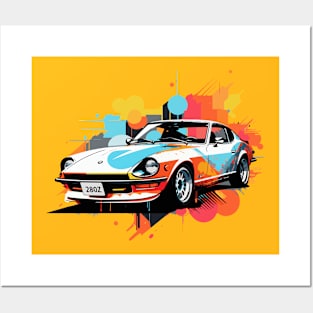 Datsun 280Z - 80's Car Classics Gift for Automobile Enthusiasts Posters and Art